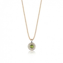 Colgante SUNFIELD Classy Peridoto y Circonitas. CL061194-20