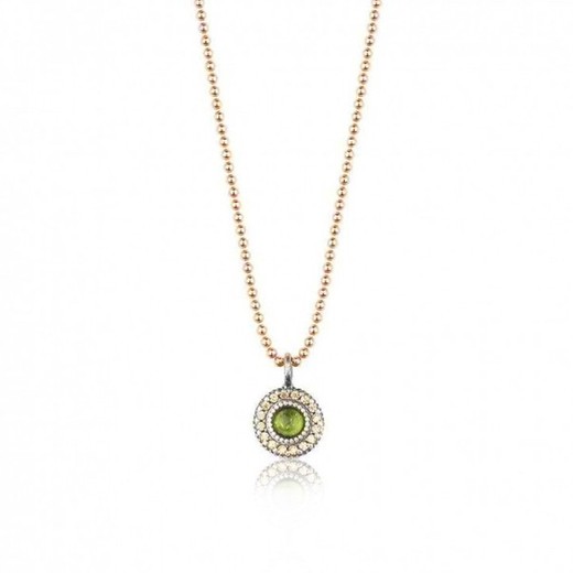 Colgante SUNFIELD Classy Peridoto y Circonitas. CL061194-20