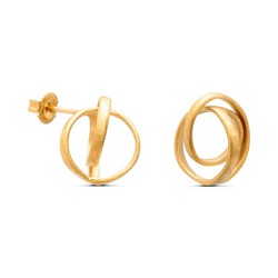 Pendientes JOIDART dorados EMBOLIC pequeños. J3232AR013200