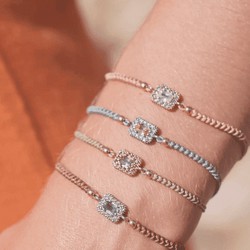 Pulsera SUNFIELD Selene Esmeralda. PU064840/23