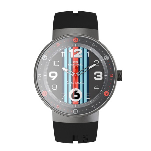 Reloj MONTJUIC Special Azul Rojo SS. MJ1.1302.S