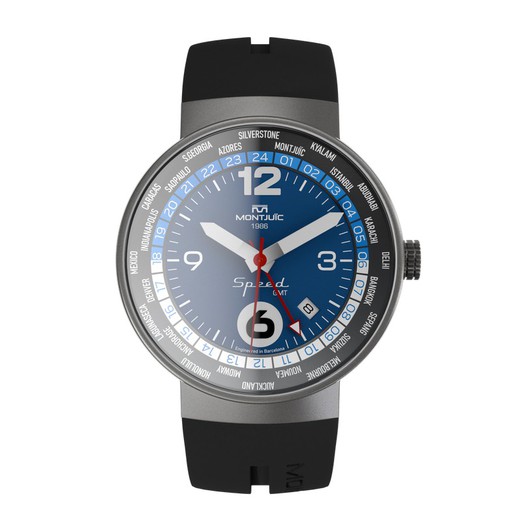 Reloj MONTJUIC SPEED GMT Azul Melbourne MJ3.0404.S