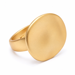 Anillo IPPOCAMPO plata bañada oval. IPEL27