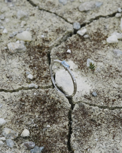 Anillo LECARRÉ Blue Vibes Topacio Azul. GA190OB-15