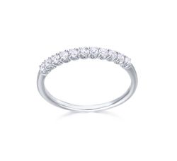 Anillo LECARRÉ de oro blanco y brillantes  GA045OB-13