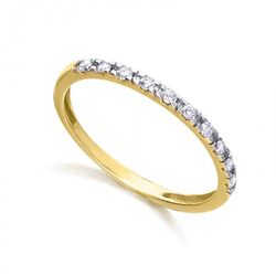 Anillo LECARRE Media Alianza Oro-Bicolor y Brillantes. GA076OA-13