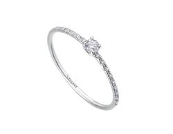 Anillo LECARRE Oro Blanco y Brillantes. GA133OBA-09