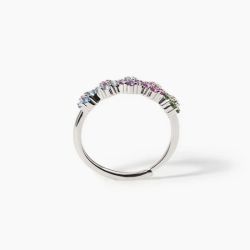 Anillo MABINA Flor de plata. 523246