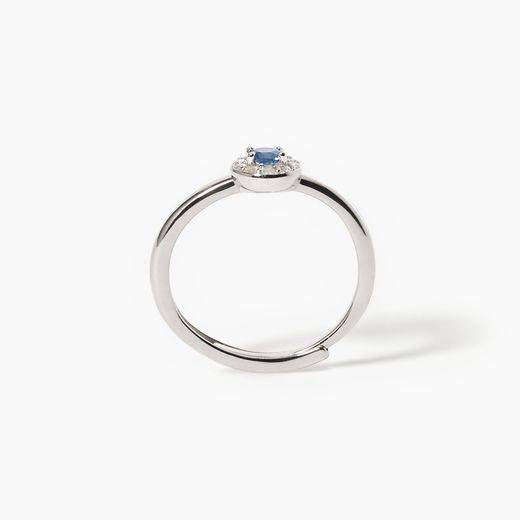 Anillo MABINA Milanesienne de plata . 523239