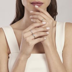 Anillo MABINA Milanesienne de plata . 523239