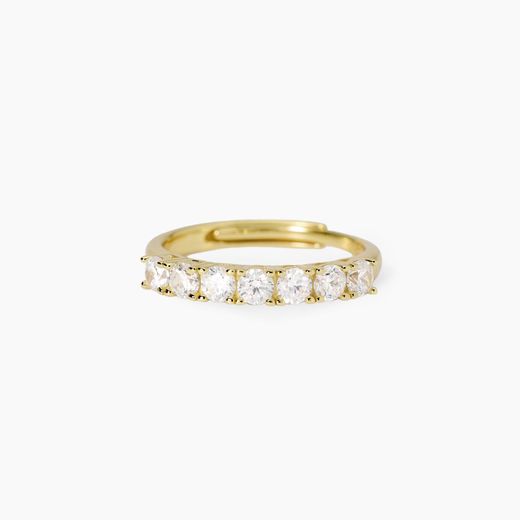 Anillo MABINA Seventies de plata bañada en oro. 523458