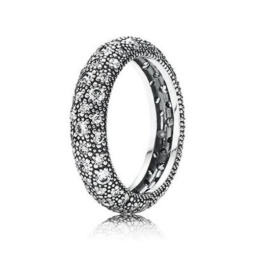 Anillo PANDORA con circonitas. Talla 12