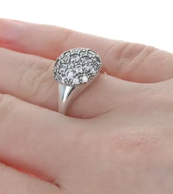 Anillo PANDORA plata y circonitas. Talla 10.190914CZ-50