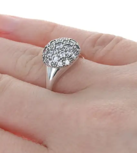 Anillo PANDORA plata y circonitas. Talla 10.190914CZ-50