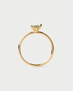 Anillo PDPAOLA GREEN FLEUR. AN01-C91-12