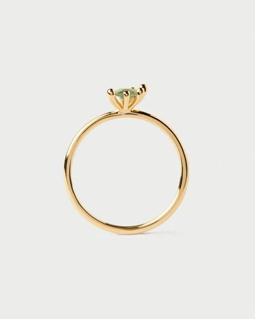 Anillo PDPAOLA GREEN FLEUR. AN01-C91-12
