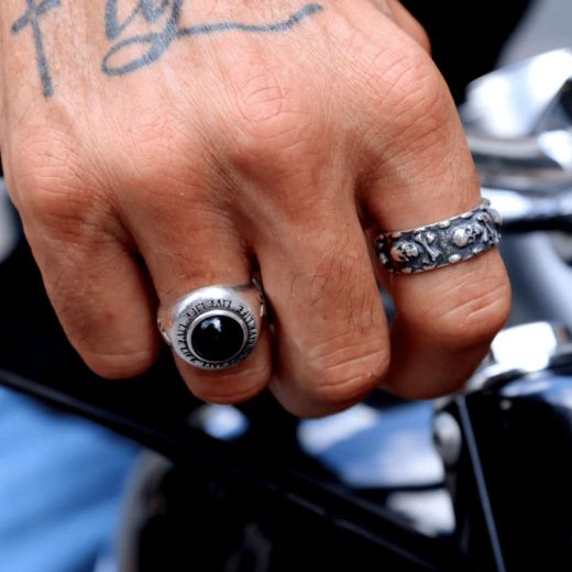 Anillo PLATADEPALO Unisex Calavera Arlinae. CAR17A T/20
