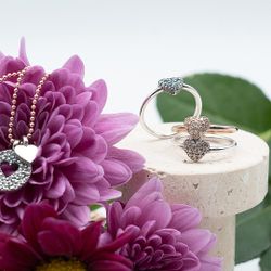 Anillo SUNFIELD de Plata Valentina. AN065352