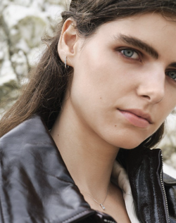 Aros LECARRÉ Blue vibes Topacios & Diamantes