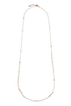 Cadena CERVERA BARCELONA oro rosa y perlas. Coco.