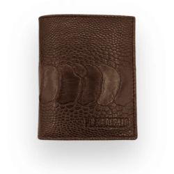 Cartera de cuero piel Marrón Gambiers