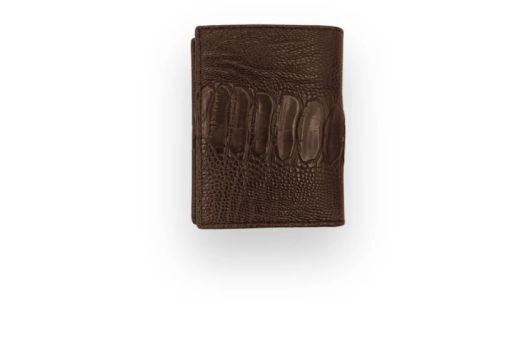 Cartera de cuero piel Marrón Gambiers