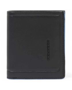 Cartera PIQUADRO Negra, Piel, Hombre. PU5964S138R/N