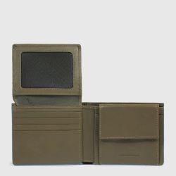 Cartera PIQUADRO Verde, Hombre. PU4518S138R/VE