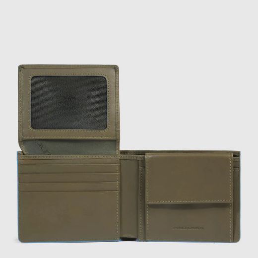 Cartera PIQUADRO Verde, Hombre. PU4518S138R/VE