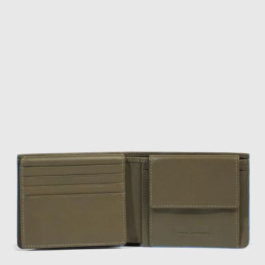 Cartera PIQUADRO Verde, Hombre. PU4518S138R/VE