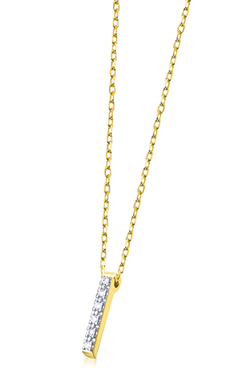 Colgante LECARRÉ Squared Oro Diamantes. GD166OA-00