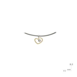 Colgante MIQUEL SARDÀ de plata, oro y diamante. 26011