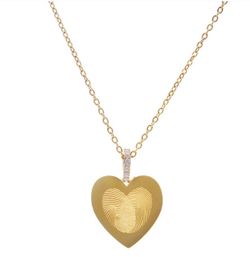 Collar AMEN-EMOTION acero chapado corazón y esmalte. EMACCLCUG3