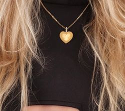 Collar AMEN-EMOTION acero chapado corazón y esmalte. EMACCLCUG3