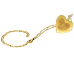 Collar AMEN-EMOTION acero chapado corazón y esmalte. EMACCLCUG3