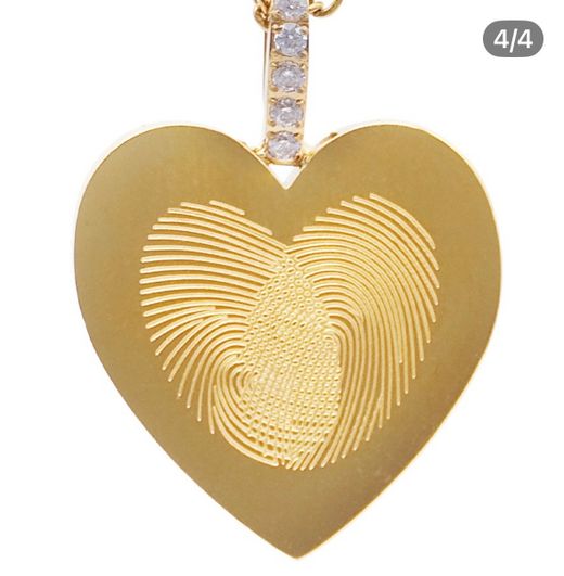 Collar AMEN-EMOTION acero chapado corazón y esmalte. EMACCLCUG3