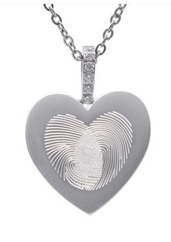 Collar AMEN-EMOTION acero con corazón y esmalte. EMACCLCUB3
