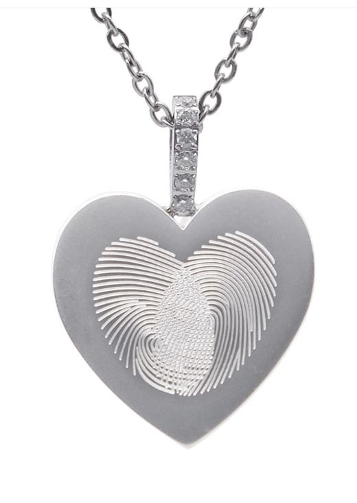Collar AMEN-EMOTION acero con corazón y esmalte. EMACCLCUB3