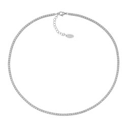 Collar AMEN Tennis Mania con circonitas blancas. CLT2BB