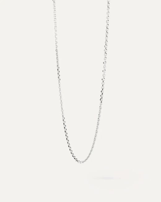 Collar PDPAOLA cadena de plata Essential. CO02-910-U