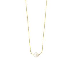 Cadena LECARRÉ de oro amarillo con perla. GD091OA-00