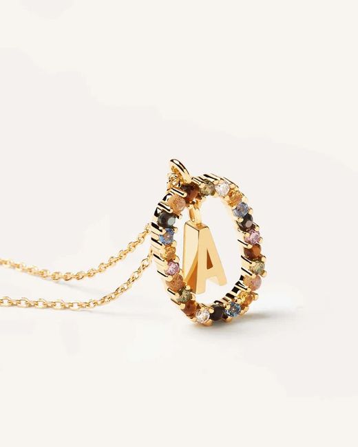 Gargantilla PDPAOLA Collar Letra A. CO01-260-U