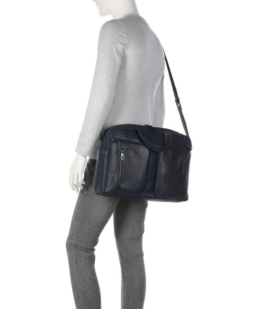 Maletin PIQUADRO Azul, Piel. CA6025S134/BLU