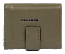 Monedero PIQUADRO Verde, Señora, Piel. PU5957S138R/VE