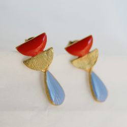 Pendiente JOIDART rojo y gota SOMNI. J3431AR013200