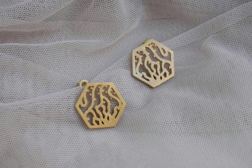 Pendientes JOIDART dorados GAUDÍ. G9997AR033200