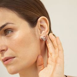Pendientes JOIDART plata EMBOLIC pequeños. J3232AR019000