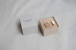 Pendientes JOIDART plata LIGNIS pequeños. J3421AR019000