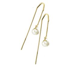 Pendientes LECARRÉ de oro amarillo y perlas  GB016OA-00