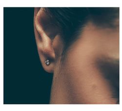 Pendientes LECARRÉ de oro blanco y brillantes GB020OB-00